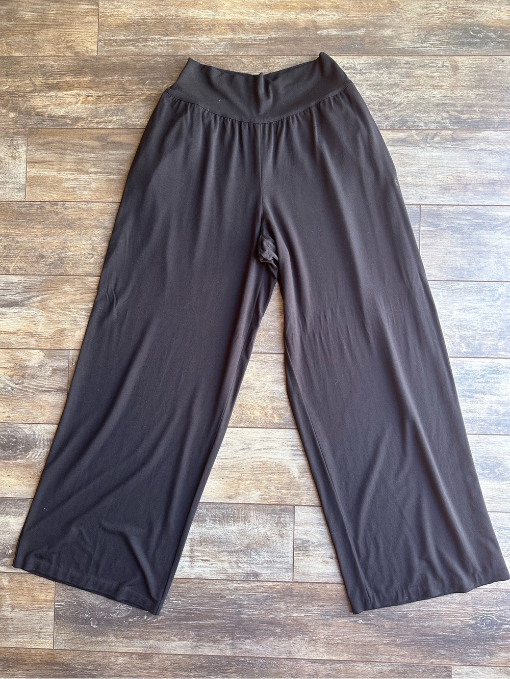 Sweaty Betty Black Wide-Leg Relaxed Pants